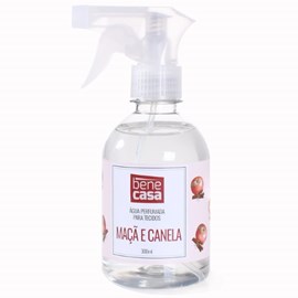 Aromatizante 300ML Agua Perfumada Para Tecidos MACA COM CANELA - Bene Casa