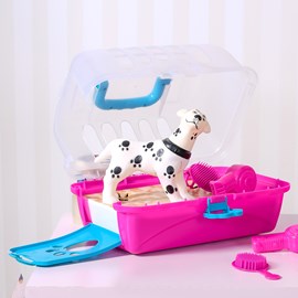 Brinquedo Caixinha de Transporte Com Cachorrinho e Acessórios Little Pet SORTIDO - Bene Casa