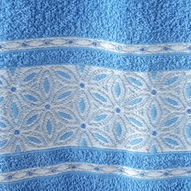 Light Blue Lace Fabric by Casa Collection