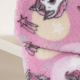Manta Microfibra Bebê 70cm x 1,00m Toque Flannel Baby UNICORNIO - Bene Casa