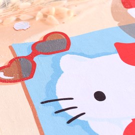 Toalha de Praia Infantil 60cm x 1,10m Hello Kitty e Amigos MARY - Bene Casa